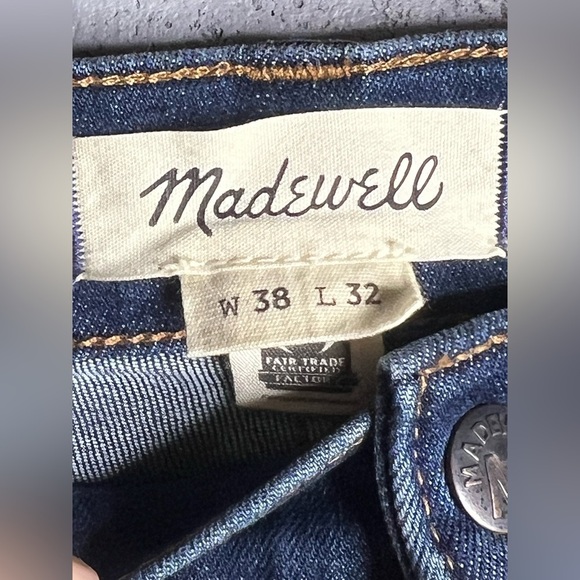 Madewell Athletic Slim Mens Jeans Sz 38w 32L - Picture 10 of 11